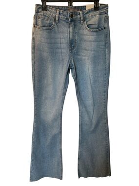 Just USA Light Blue Flare Jeans NEW stretchy size 10